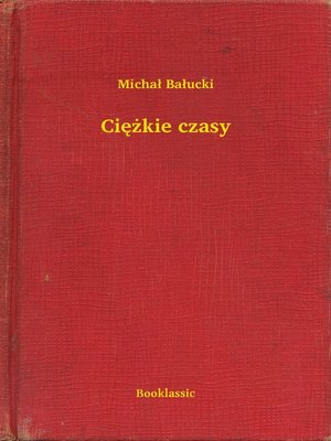 cover image of Ciężkie czasy